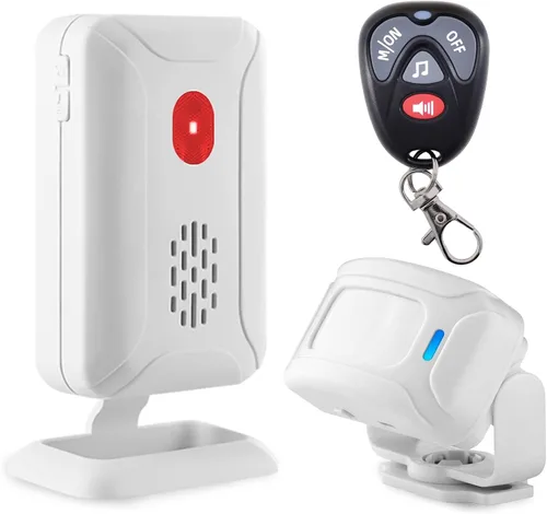 Miniatura 13 de Cruxer Timbre de puerta con sensor de movimiento para negocios al entrar en la puerta, sensor de movimiento, timbre de puerta interior para oficina
