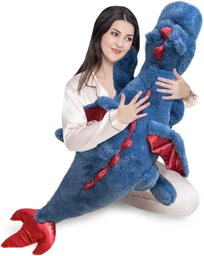 Miniatura 12 de Animal de peluche de pterosaurio con alas - Lindos dinosaurios suaves, juguetes de peluche de pequeño dragón volador, almohada de peluche, regalos