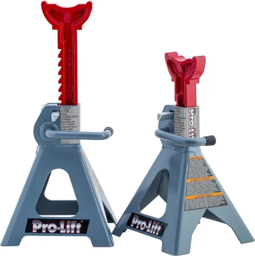Miniatura 3 de Pro-LifT T-6903D Soportes de gato de doble pasador - 3 toneladas Gris