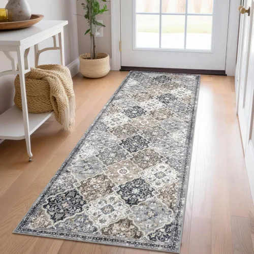 Miniatura 82 de KILOCOCO Alfombra de Pasillo 2x6, Alfombra de Pasillo Marroquí Súper Suave Lavable para Pasillo de Entrada, Alfombra de Cocina de Pasillo de Lana