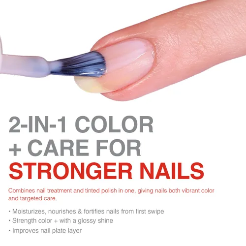 Miniatura 7 de Probelle Fortalecedor de uñas tintado, tratamiento de fortalecimiento de uñas de color, crecimiento y reparación de uñas, detiene la descamación