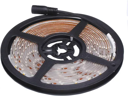 Miniatura 3 de Resistente al agua IP65, tira de luz LED flexible impermeable de 12V, tiras de luz LED cortables de 16.4 pies/5m, 300 unidades 3528 LEDs, cinta LED
