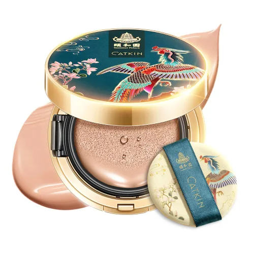 Miniatura 19 de Catkin Phoenix Base Cojín con Cobertura Modulable Suero de Maquillaje Anti-Envejecimiento, Acabado Satinado Transparente, Repuesto Incluido, Beige