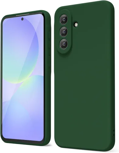 Miniatura 294 de oakxco Funda para teléfono Samsung Galaxy A12 con agarre de silicona líquida, linda delgada fina suave cubierta de gel de goma TPU lisa para mujeres