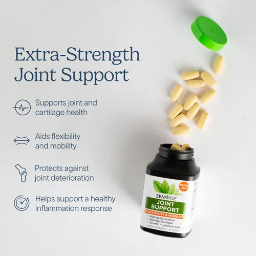 Miniatura 2 de Zenwise Health Suplemento de apoyo articular con glucosamina, condroitina, MSM, curcumina y sulfato, salud articular para mujeres y hombres, soporte