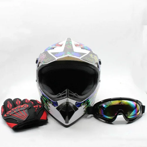 Miniatura 2 de Casco de motocross para adultos, casco de motocicleta, casco de descenso de carretera, motocicleta de cara completa, ATV Dirt Bike regalo, MTB
