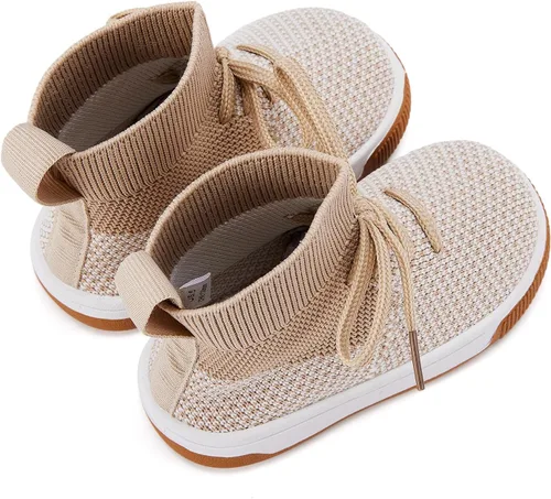 Miniatura 127 de BMCiTYBM Zapatos de bebé para niños y niñas, zapatos para caminar para niños pequeños, zapatos ligeros antideslizantes para 6, 9, 12, 18, 24 meses