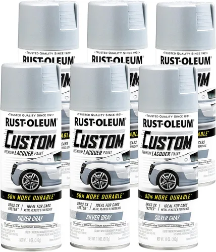 Miniatura 24 de Rust-Oleum 323349 - Pintura en aerosol de laca personalizada para automóviles, 11 onzas, color verde neón brillante, (paquete de 1 unidad)