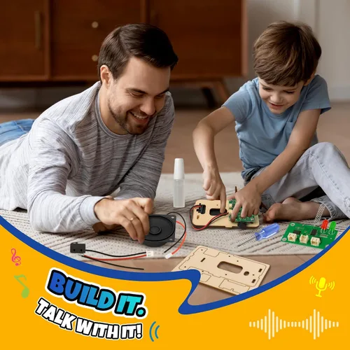 Miniatura 3 de Juguetes STEM para niños de 5 a 12 años, kit de construcción de Walkie Talkie DIY para jugar al aire libre, kits de ciencia para niños de 8 a 10 8 a