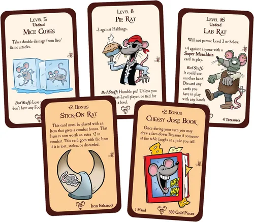 Miniatura 4 de Expansión del juego de cartas Munchkin Rats
