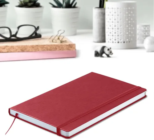 Miniatura 6 de DISCOUNT PROMOS Diarios personalizados de tapa dura con banda elástica de colores, paquete a granel personalizado, perfecto para la escuela