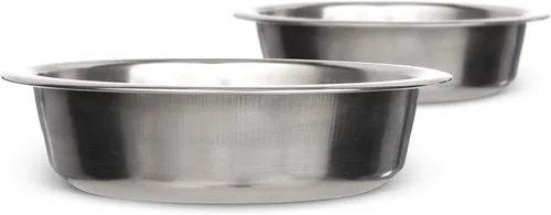 Miniatura 19 de Neater Pet Brands Cuencos de acero inoxidable poco profundos para gatos, 1 taza (8 onzas), 1 tazón de repuesto para comedero individual