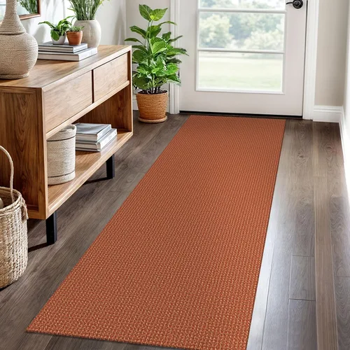 Miniatura 14 de EARTHALL Alfombra de pasillo 3x14 pies, alfombras lavables extra largas para pasillos, tejidas, antideslizante, alfombra trenzada para entrada