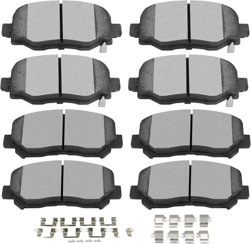 Miniatura 29 de D373 D374 SCITOO - Juego de pastillas de freno de disco para Honda Civic 1988-1989