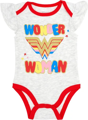 Miniatura 3 de Wonder Woman Conjunto de regalo de 3 unidades para bebé niña