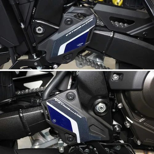 labelbike - Calcomanías 3D para proteger el umbral de la puerta de la motocicleta y la decoración en resina compatible con Suzuki V-Strom 800DE 2023