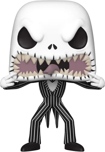 Miniatura 2 de Funko Pop Disney: Pesadilla antes de Navidad - Jack Skellington - (Cara de miedo) Figura de vinilo - Figura de vinilo coleccionable - Idea de regalo
