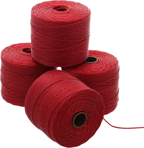 Miniatura 48 de The Beadsmith S-Lon Cordón para Cuentas – Cordón de Nylon Torcido de 0.5 mm para Ensartar, Paquete de 4, Mezcla de Neutrales Fríos, TEX210, 77