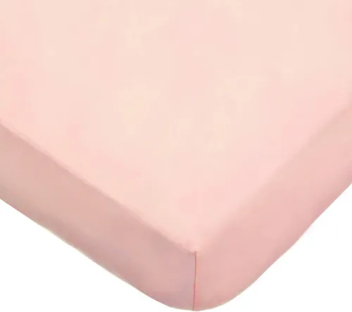 American Baby Company - Sábana bajera ajustable de tejido de punto suave y transpirable 100% algodón, sábanas de practicuna, Área de juego portable,