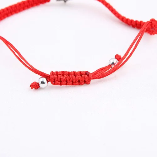 Miniatura 9 de MENGLINA Pulsera unisex hecha a mano de cuerda trenzada roja de la suerte pulsera Hamsa con dije de mal de ojo para mujer pulseras ajustables