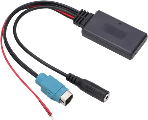 Miniatura 9 de Aramox Módulo AUX en Bluetooth, adaptador de cable Bluetooth AUX in estéreo de velocidad completa con micrófono extraíble de repuesto para 2009