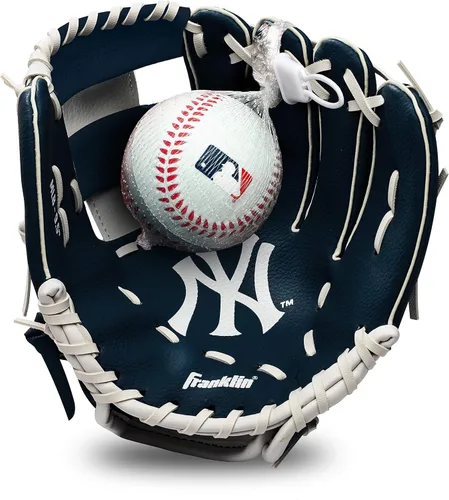 Miniatura 15 de Franklin Sports MLB Youth Teeball Glove and Ball Set - Kids Baseball and Teeball - Perfect First Kids Glove - 9.5