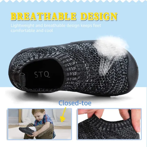Miniatura 3 de STQ Zapatos deportivos ligeros para niños y niñas pequeños