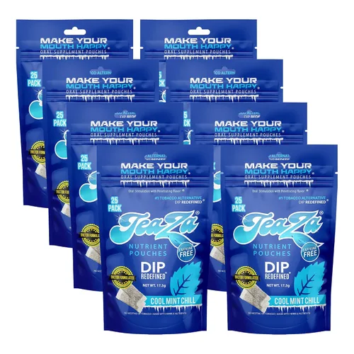 Miniatura 19 de Teaza Bolsas energéticas a base de hierbas, para masticar tabaco, alternativa sin nicotina, sin humo, tabaco alternativo y inmersión saludable
