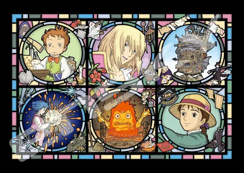 Miniatura 5 de ensky Kiki's Delivery Service Jiji - Rompecabezas de cristal artístico (208-AC02) - Producto oficial de Studio Ghibli Servicio de entrega de Kiki
