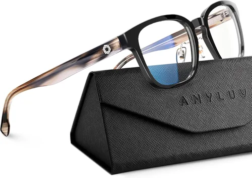 Miniatura 8 de ANYLUV Gafas de luz azul para hombres y mujeres, gafas de juegos de computadora, antifatiga ocular, ligeras, con bloqueo de luz azul