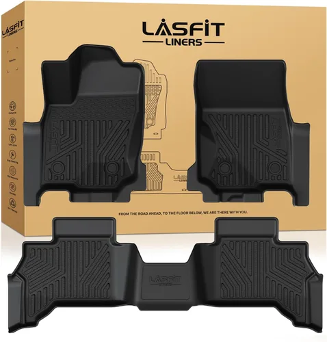 Miniatura 58 de LASFIT Alfombrillas de piso para Toyota Tacoma 2008-2011 Cabina de Acceso Transmisión Automática, Forro de Piso de Ajuste Personalizado para Todo