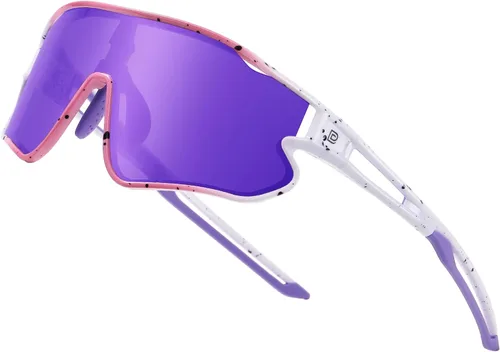 Miniatura 8 de DUCO Gafas de sol para niños y jóvenes, ligeras, con montura TR90, UV400, para béisbol, ciclismo, para niños y niñas, DK268