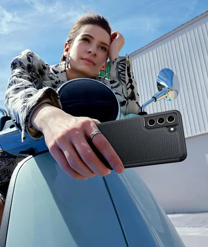Miniatura 8 de Funda para Galaxy S21 FE 5G: Funda para teléfono S21 FE Samsung Cubierta protectora de doble capa de servicio pesado rugosa resistente a prueba