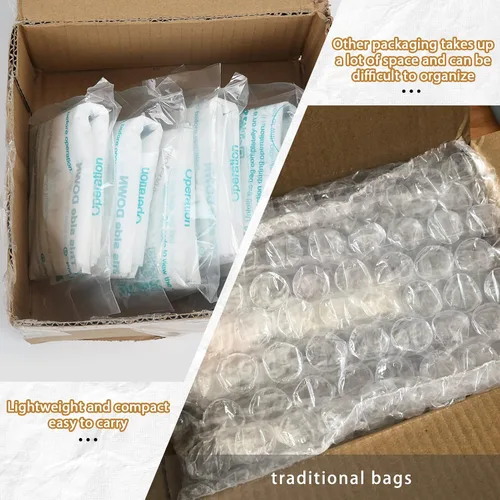 Miniatura 5 de Bolsa de espuma para envío, paquete de 8 prácticas bolsas de embalaje de espuma de expansión de temperatura ambiente, paquete instantáneo de llenado