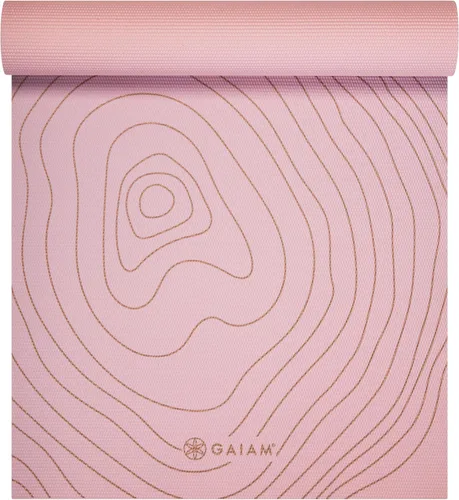 Miniatura 6 de Gaiam - Alfombrilla de yoga, 6 mm, extra gruesa, antideslizante, de primera calidad, para todo tipo de yoga, pilates y ejercicios en el suelo