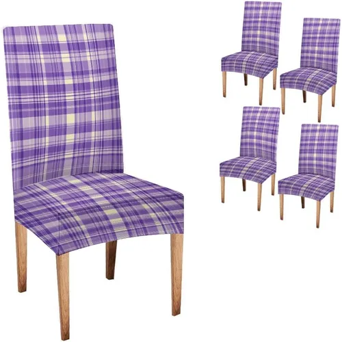 Miniatura 58 de CAPSCEOLL Fundas para Sillas De Comedor 4, Funda elástica para silla de comedor, lavable de elastano, fundas para sillas Parsons de cocina, Fundas