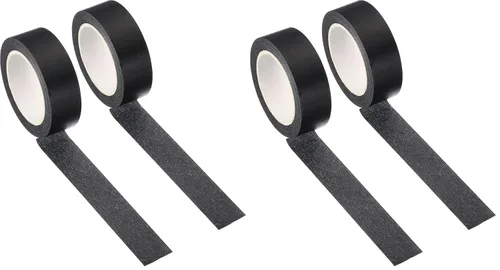 Miniatura 7 de PATIKIL Cinta holográfica Washi de 0.59 pulgadas x 10.93 yardas, 2 rollos de calcomanías autoadhesivas para decoración de envoltura de manualidades