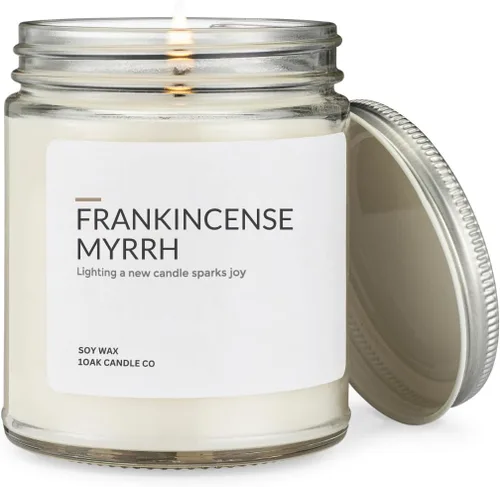 Miniatura 24 de 1OAK Vela de Manzana - Velas perfumadas de cera de soja (Manzana) - Velas de soja para aromatizar el hogar - Quema larga premium - Hechas a mano