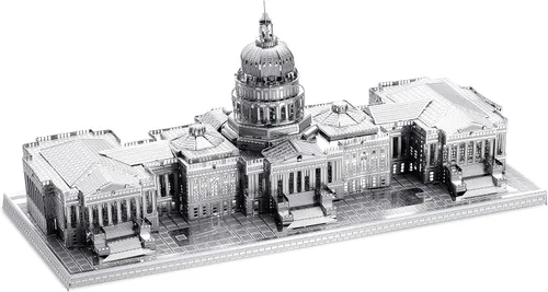 Metal Earth Serie Premium US Capitol 3D Kit de modelo de metal Fascinaciones