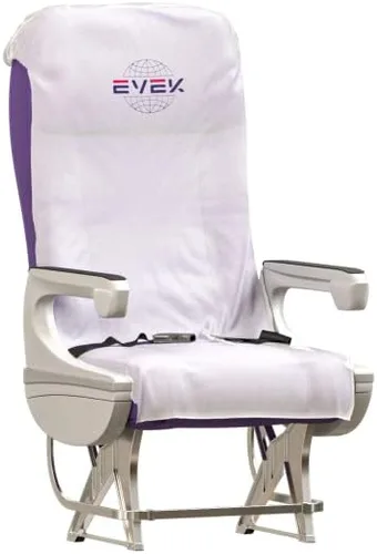 Miniatura 3 de 2 fundas protectoras de asiento de avión, fundas universales para asiento de avión, automóviles, vehículos, desechablesreutilizables, accesorios
