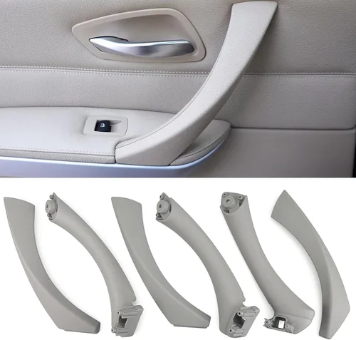 Miniatura 8 de Manija de Puerta de Coche para BMW Serie 3 E90 E91 2006-2012 Manijas de Puerta Interior Cubierta de Repuesto Conjunto de Manija de Puerta de Coche