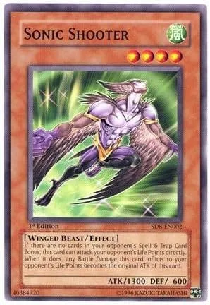 Yu-Gi-Oh! - Sonic Shooter (SD8-EN002) - Structure Deck 8: Lord of The Storm - 1ª Edición - Común