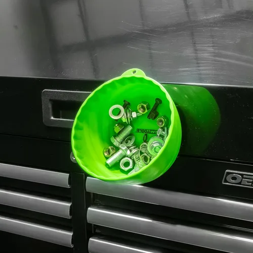Miniatura 7 de OEMTOOLS 25114 Taza magnética para tuercas, cuencos magnéticos para sujetar tuercas y tornillos, diámetro de taza de 6 pulgadas, imán recubierto que