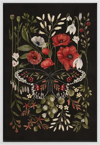Miniatura 63 de SIGNFORD Lienzo impreso para pared, acuarela, floral, retro, abstracto, naturaleza, desierto, ilustraciones florales botánicas, arte moderno