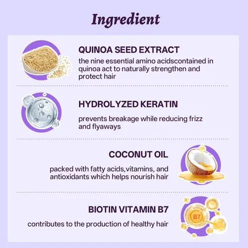 Miniatura 6 de Luseta - Kit de viaje de champú y acondicionador morado iluminador de color para cabello rubio y gris, infundido con aceite de coco nucifera