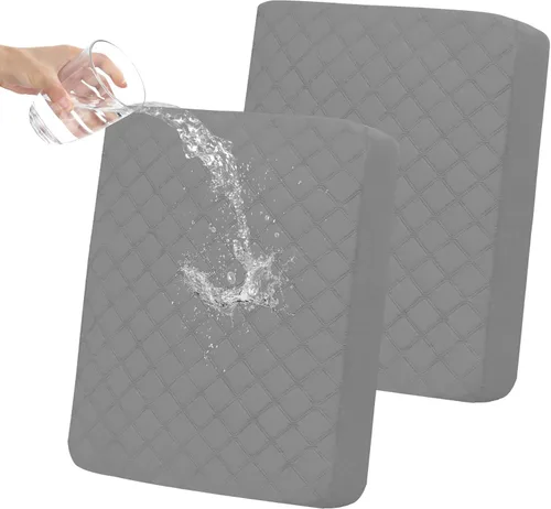 Miniatura 30 de Easy-Going Fundas de Cojines de Sofá Impermeables, Fundas Antideslizantes a Prueba de Fugas para Asientos de Sofá, Protector de Muebles Acolchado