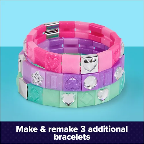 Miniatura 7 de Cool Maker, PopStyle - Paquete de expansión para hacer pulseras, más de 50 cuentas de gemas, hace 3 (el embalaje puede variar), juguetes para niños