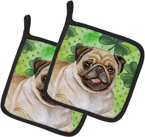 Miniatura 78 de Caroline's Treasures BB9655PTHD - Juego de soportes para ollas de cocina resistentes al calor, almohadillas calientes para horno, 7 1/2 x 7 1/2