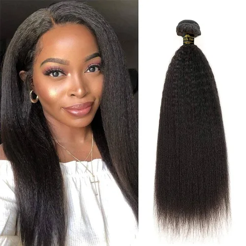 Miniatura 13 de Amella Hair Kinky Straight Bundles,10 inch Kinky Straight Human Hair Bundles,100% Unprocessed Brazilian Virgin Human Hair Bundles