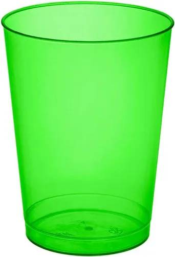 Miniatura 9 de Party Essentials - Copas de fiesta y vasos altos, de plástico duro, capacidad de 10 onzas, Variado neón